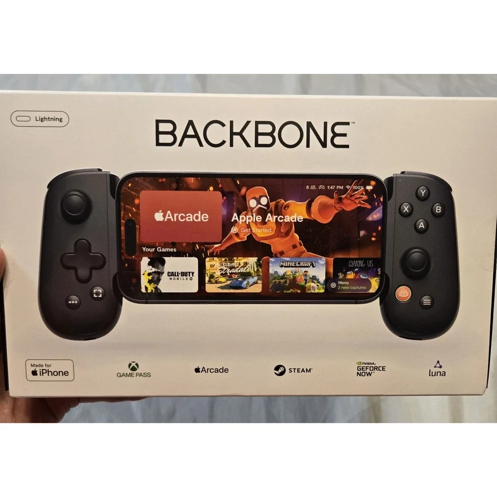 Backbone‎ One Mobile Gaming Controller for iPhone Lightning NEW SEALED Game Pass
